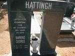 HATTINGH Barend George 1920-1995