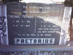 PRETORIUS Theunis Petrus 1911-1977 & Maria Susanna 1911-1990
