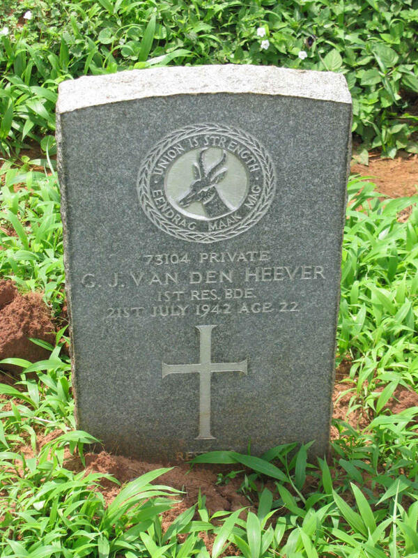 HEEVER G.J., van den -1942