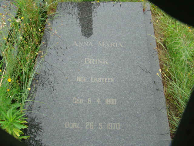 BRINK Anna Maria nee EKSTEEN 1880-1970