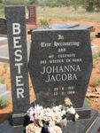 BESTER Johanna Jacoba 1931-1986