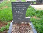 BRUIN Mattheus Johan, de 1908-1973