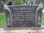 WALT David Hendrik Jacobus, van der 1920-1973 & Alettha Catharina 1929-