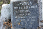 HAVENGA Barend Hermanus Petrus 1921-1991