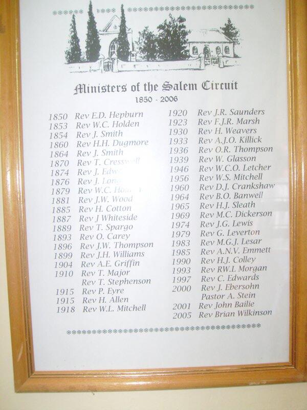 06. Ministers of the Salem circuit 1850-2006