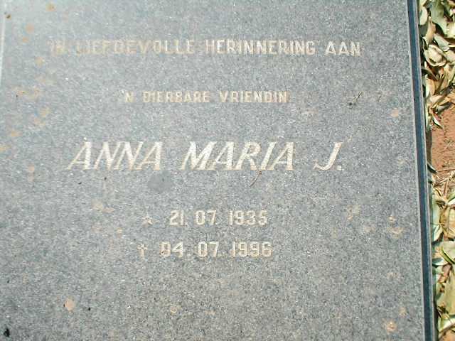 HENNING Anna Maria J. 1935-1996
