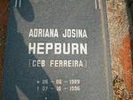 HEPBURN Adriana Josina nee FERREIRA 1909-1996