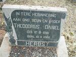 HERBST Theodorius Daniel 1941-1966