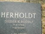 HERHOLDT Diederik Rudolf 1918-1965