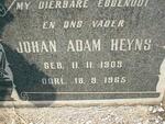 HEYNS Johan Adam 1909-1965