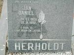 HERHOLDT Jan Daniel 1925-1992