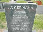 ACKERMANN Daniël 1983-1994