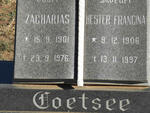 COETSEE Zacharias 1901-1976 & Hester Francina 1906-1997