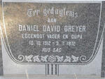 DREYER Daniel David 1912-1972