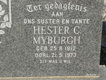 MYBURGH Hester C. 1912-1973