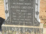 NEPGEN Johanna Christina nee MARAIS 1888-1970