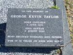 TAYLOR George Kevin 1935-2005