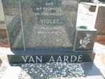 AARDE Violet, van 1908-1974