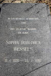 WESSELS Sophia Dorothea 1920-1990