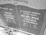 MEIRING Philip Johannes Antonie 1915-1982 & Wilhelmina Johanna Catharina