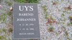 UYS Andries Stephanus Otto 1902-2000 & Susanna Johanna 1919-1988 :: UYS Barend Johannes 1956-2006
