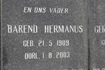 HAVENGA Barend Hermanus 1909-2003 & Gertruida Dorothea KRIEL 1900-1975 :: HAVENGA Louis Petrus 1930-2003 