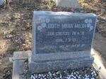 MALAN Judith Maria nee COETZEE 1875-1923