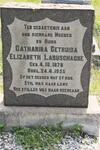 LABUSCHAGNE Catharina Gertruida Elizabeth 1878-1955