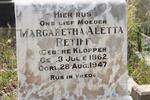 RETIEF Margaretha Aletta nee KLOPPER 1862-1947