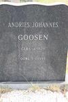 GOOSEN Andries Johannes 1879-1939