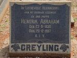 GREYLING Hendrik Abraham 1930-1957