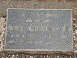 GREYLING Johannes Christoffel 1889-1965