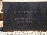 GREYLING J.T. 1925-1966