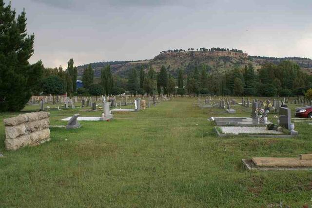 2. Overview of Ficksburg cemetery