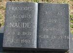 NAUDE Francois Jacobus 1905-1980