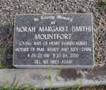 MOUNTFORT Norah Margaret nee SMITH 1916-2000