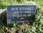 MOUNTFORT William 1785-1869 & Mary BROOKS 1788-1863