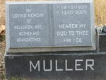MULLER Melverton 1937-2005
