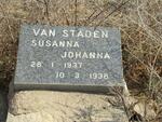 STADEN Susanna Johanna, van 1937-1938