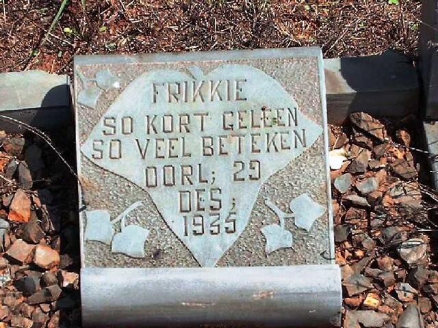 ? Frikkie -1935