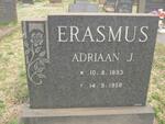 ERASMUS Adriaan J. 1893-1958