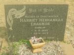 ERASMUS Harriet Herhannah nee KINNEAR 1895-1972