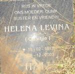 HALL Helena Levina 1943-2003