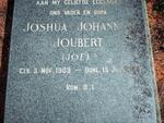 JOUBERT Joshua Johannes 1909-1980