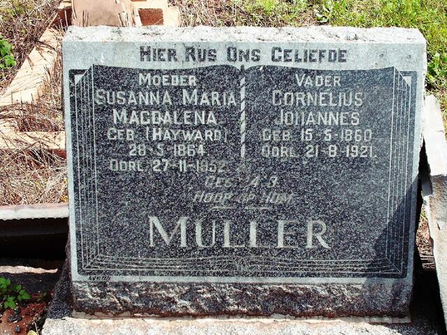 MULLER Cornelius Johannes 1860-1921 & Susanna Maria Magdalena HAYWARD 1864-1952