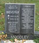 MOODLEY Beverly 1958-2006