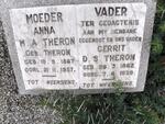 THERON Gerrit D.S. 1862-1939 & Anna M.A. THERON 1867-1957