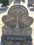 ERASMUS Francois Johannes 1953-1984 & Paulina 1952-2000