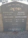 ERASMUS Daniël Elardus 1904-1960 & Alletta Cathrina 1907-1998