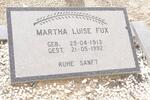 FUX Martha Luise 1912-1992